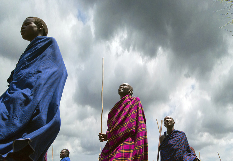 2de plaats Mensen - Paul Appelman "Dansende Masai"
